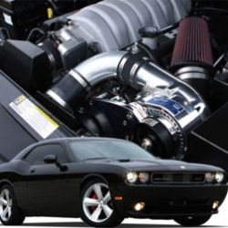 2008-2010 Dodge Challenger SRT8 Supercharger System H.O. Intercooled System with P-1SC-1 TUNER KIT