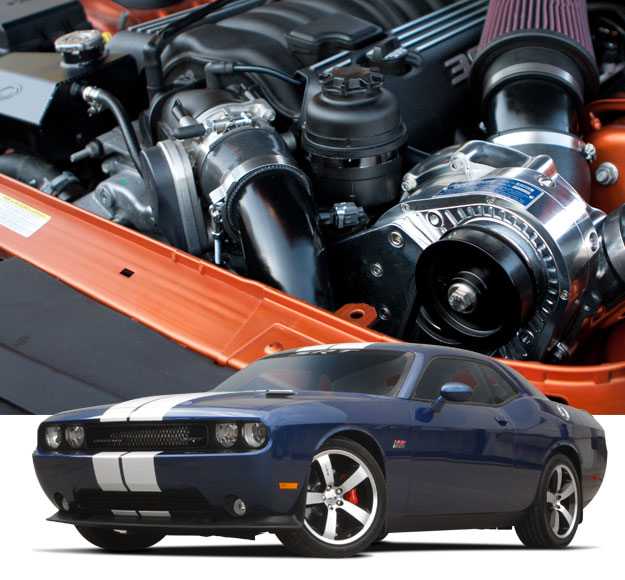 2011-2014 Dodge Challenger R T Supercharger System H.O. Intercooled System with P-1SC-1